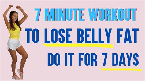 7 minute workout for belly fat